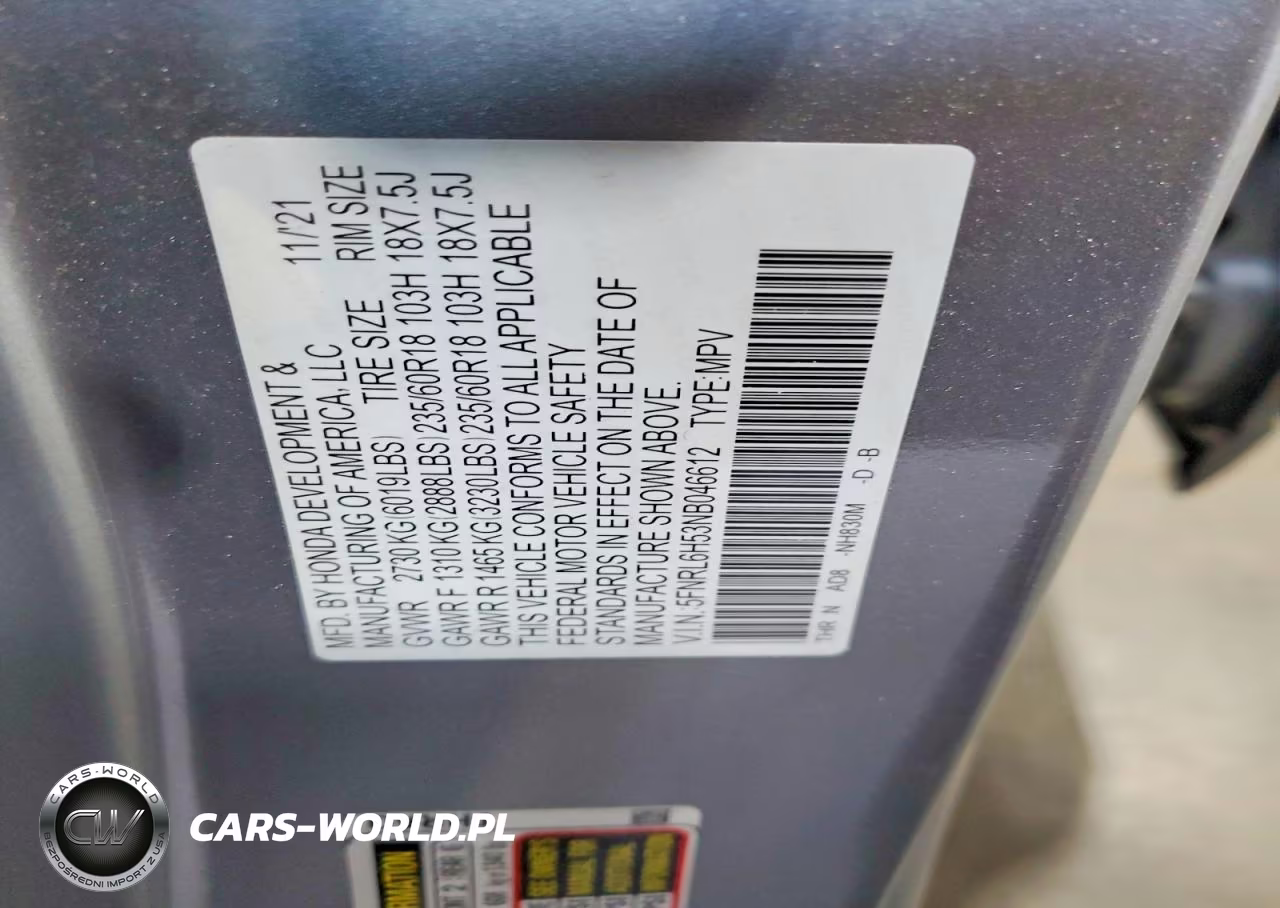 2022 Honda Odyssey Ex VIN:5FNRL6H53NB046612 - 14
