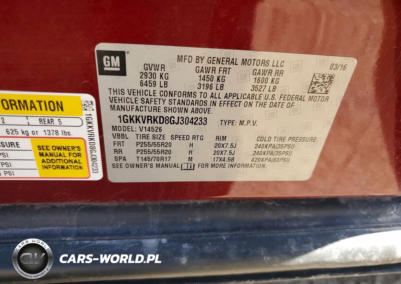 2016 GMC Acadia Slt-1 VIN:1GKKVRKD8GJ304233 - 13