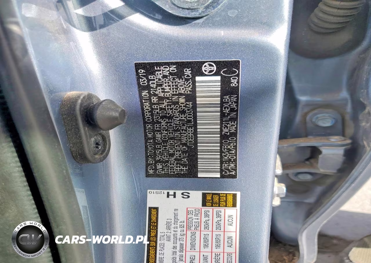 2020 Toyota Corolla Le VIN:JTDEBRBE1LJ003744 - 12