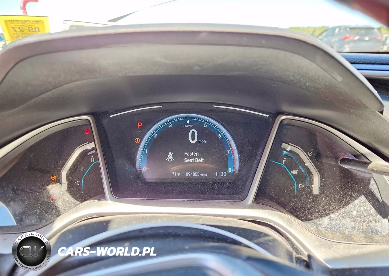 2019 Honda Civic Ex VIN:19XFC1F35KE210046 - 9