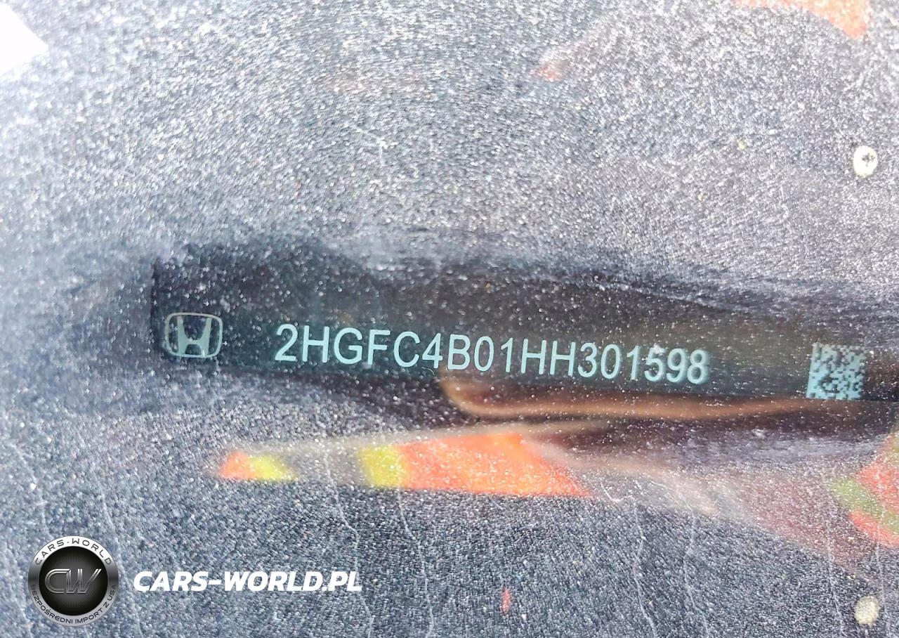 2017 Honda Civic Lx VIN:2HGFC4B01HH301598 - 12