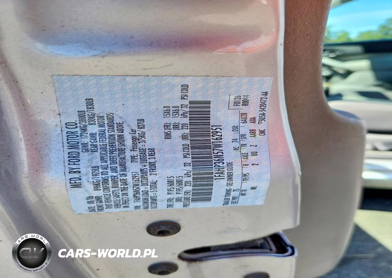 2007 Ford Focus Zxw VIN:1FAHP36N57W162951 - 12