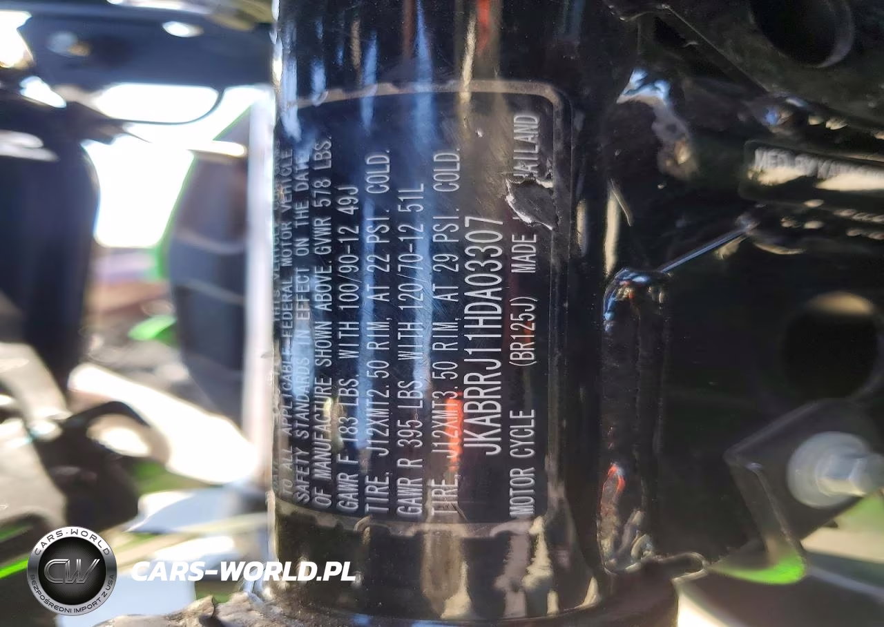 2017 Kawasaki Br125 J VIN:JKABRRJ11HDA03307 - 9