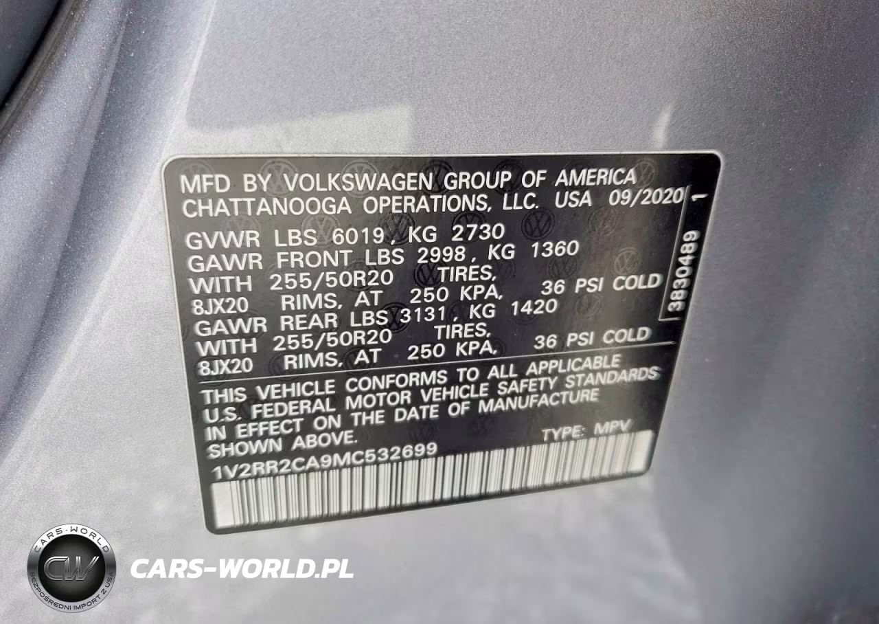 2021 Volkswagen Atlas VIN:1V2RR2CA9MC532699 - 14