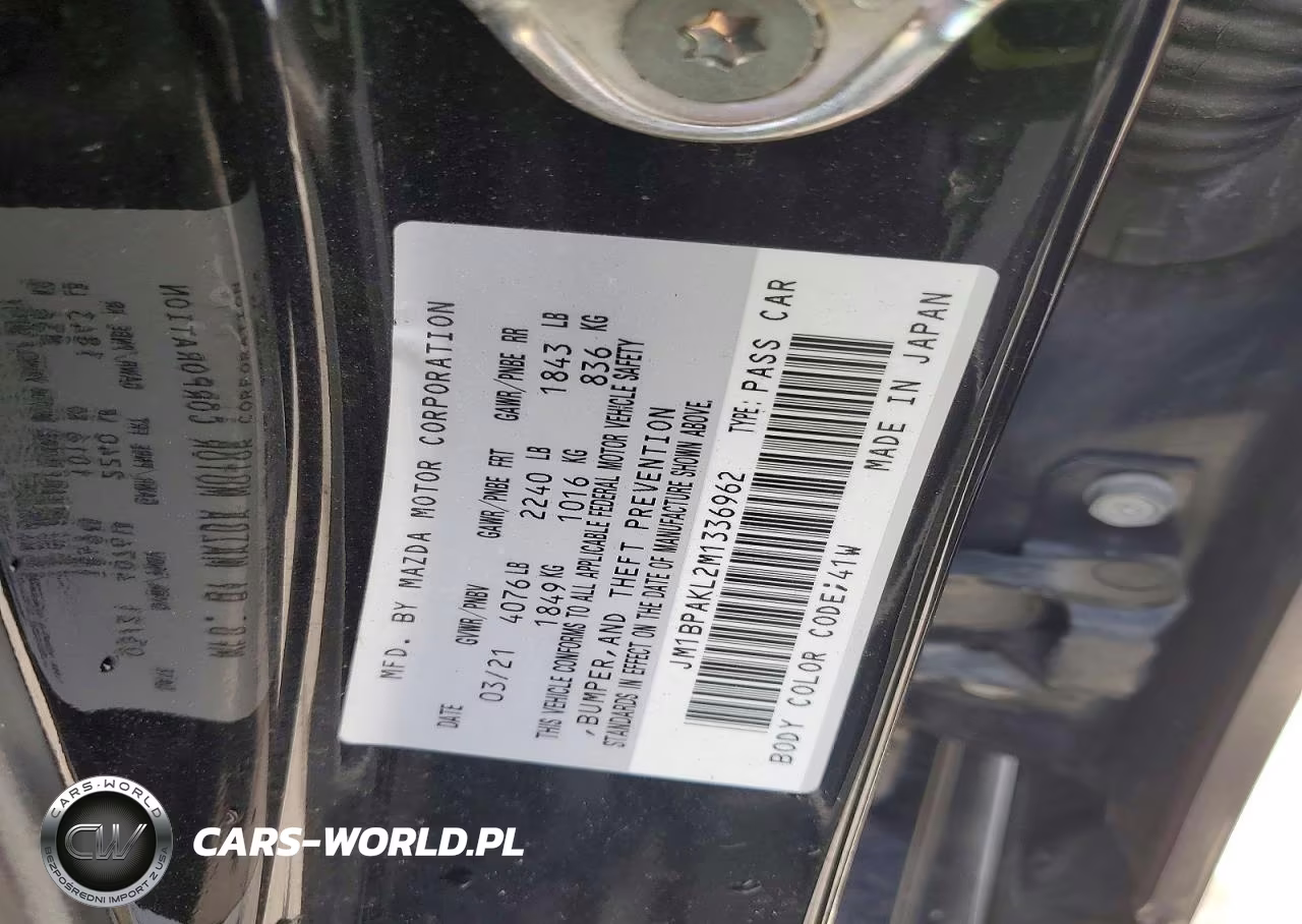 2021 Mazda 3 Select VIN:JM1BPAKL2M1336962 - 12