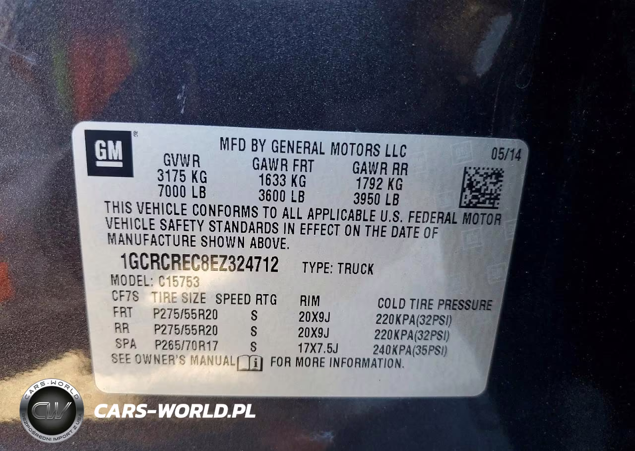 2014 Chevrolet Silv1500 2 VIN:1GCRCREC8EZ324712 - 12