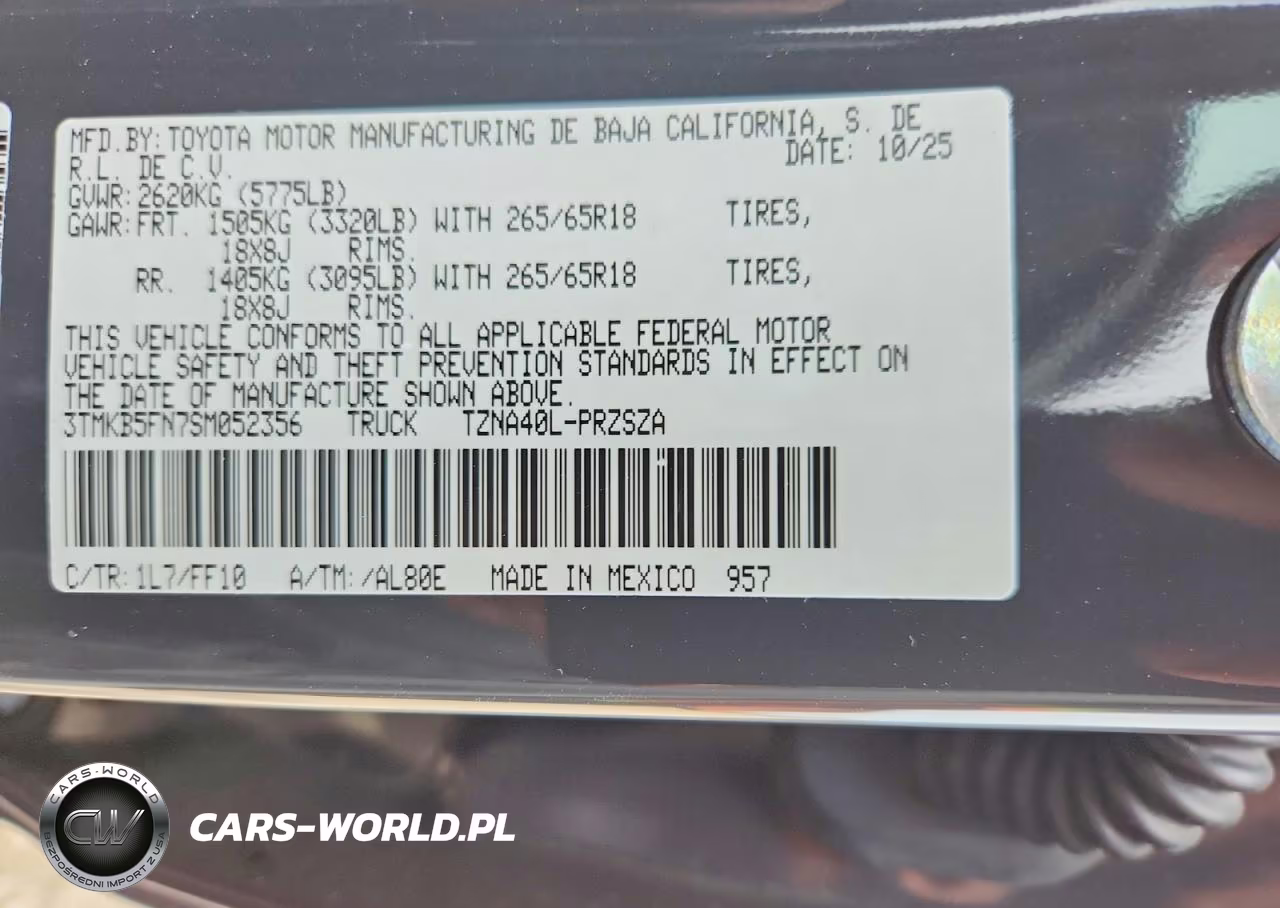 2025 Toyota Tacoma Sr5 VIN:3TMKB5FN7SM052356 - 13
