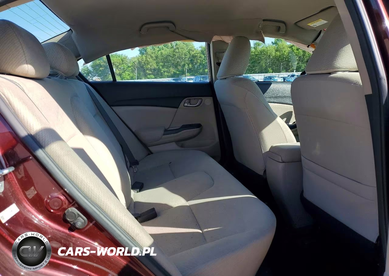 2013 Honda Civic Lx VIN:19XFB2F52DE040676 - 10