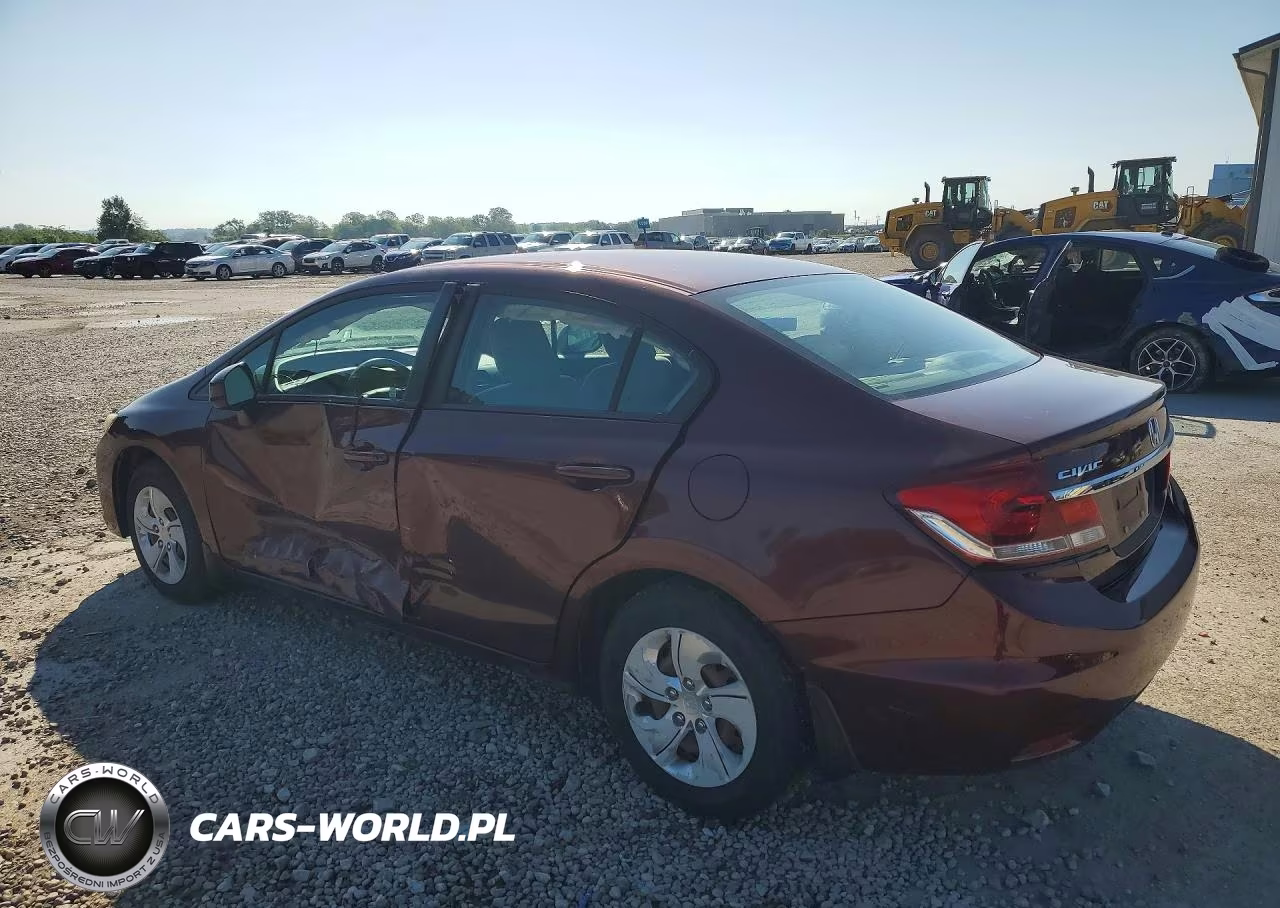 2013 Honda Civic Lx VIN:19XFB2F52DE040676 - 2