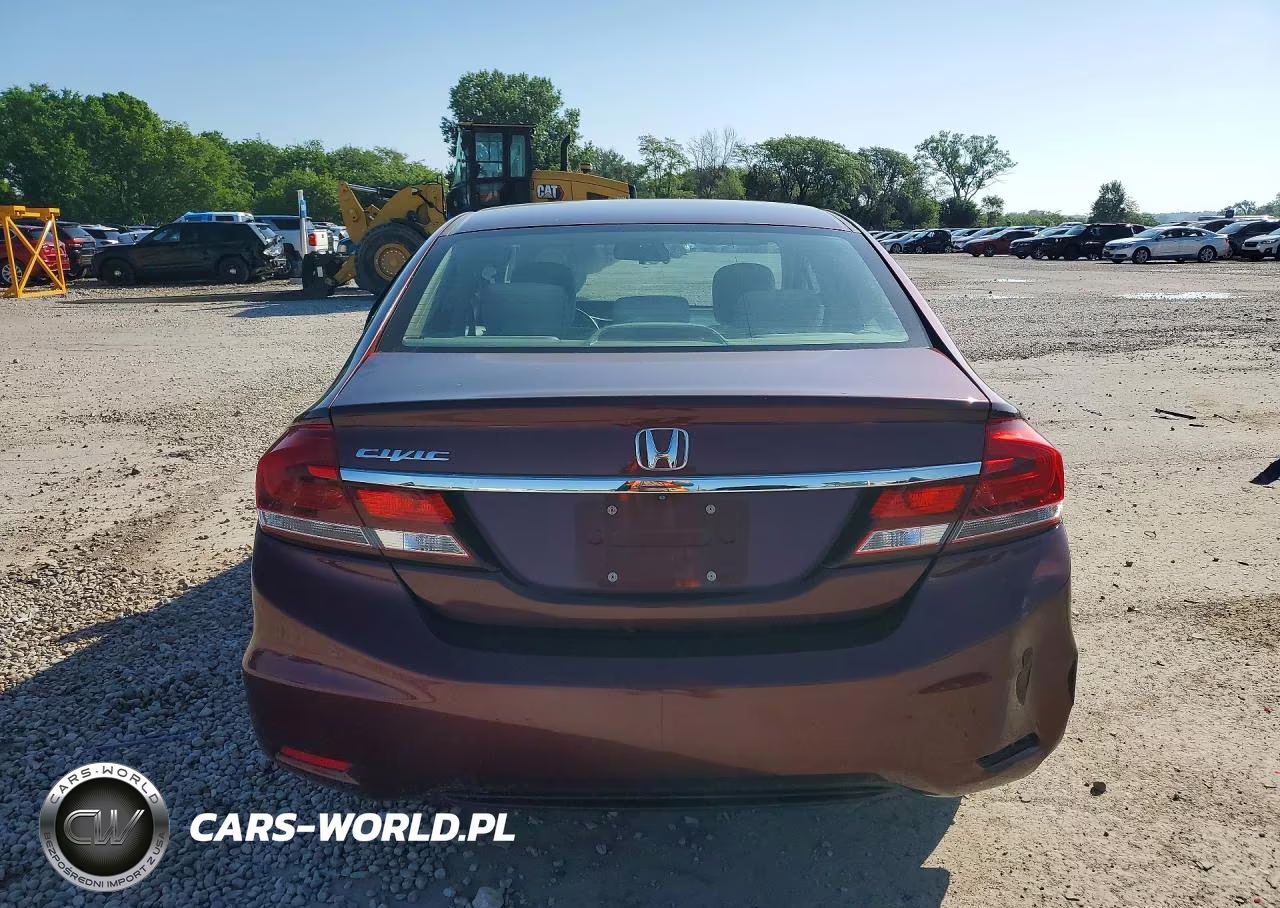 2013 Honda Civic Lx VIN:19XFB2F52DE040676 - 6