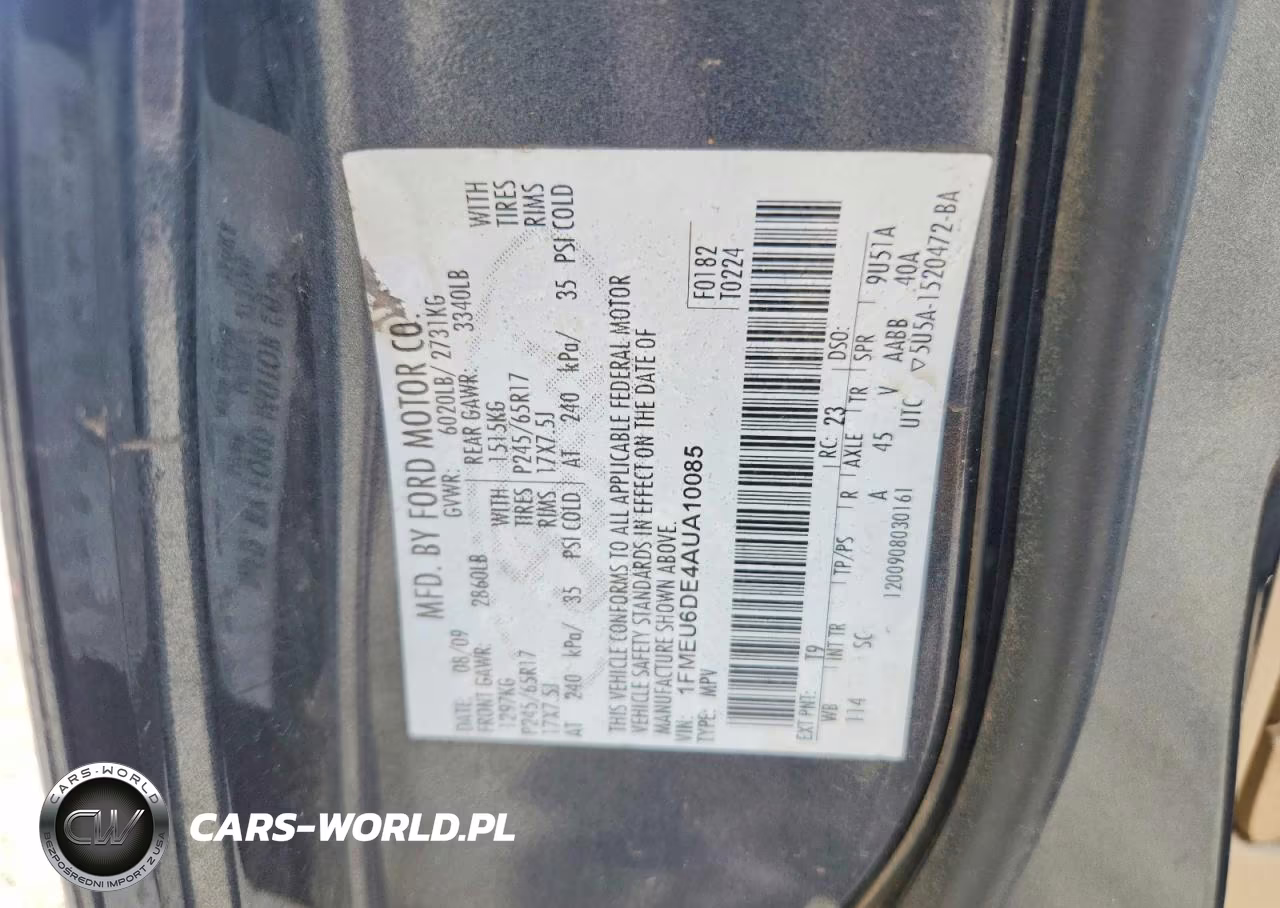 2010 Ford Explorer Xlt VIN:1FMEU6DE4AUA10085 - 13