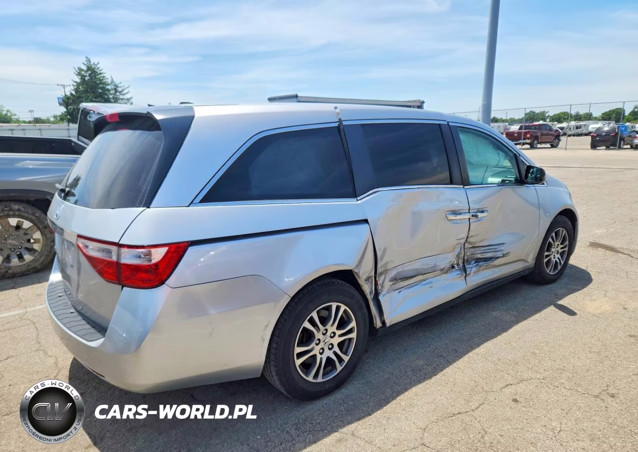 2013 Honda Odyssey Exl VIN:5FNRL5H65DB074168 - 3