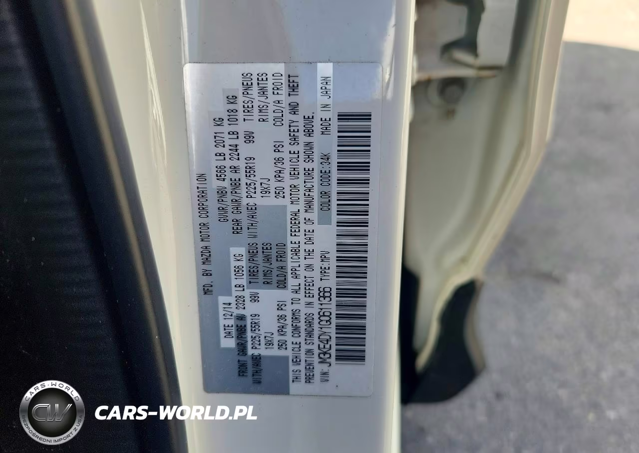 2016 Mazda Cx-5 Gt VIN:JM3KE4DY1G0611366 - 13