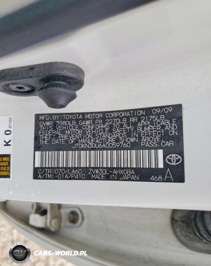 2010 Toyota Prius V VIN:JTDKN3DU6A0059760 - 12