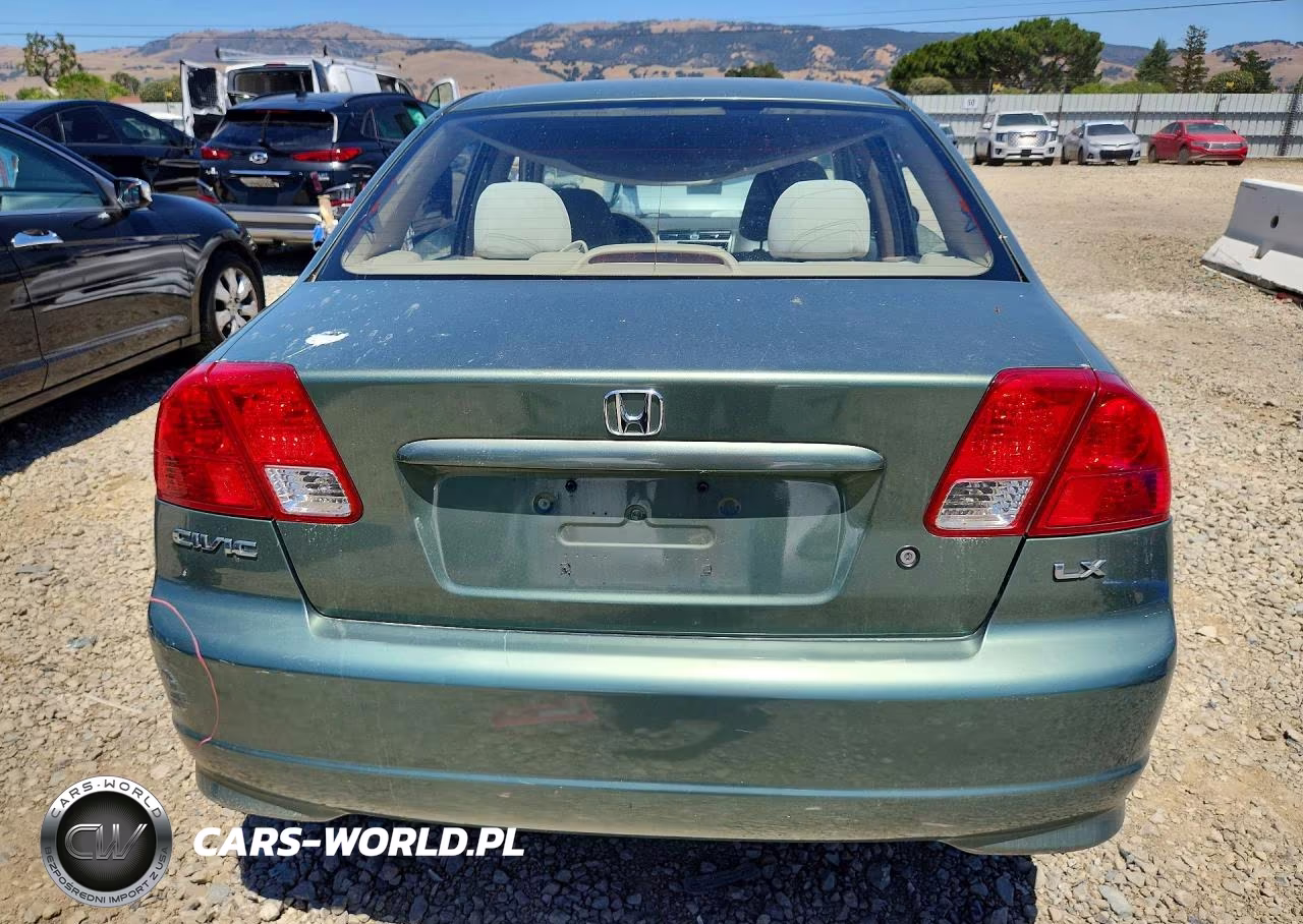 2004 Honda Civic Lx VIN:2HGES16514H514337 - 6