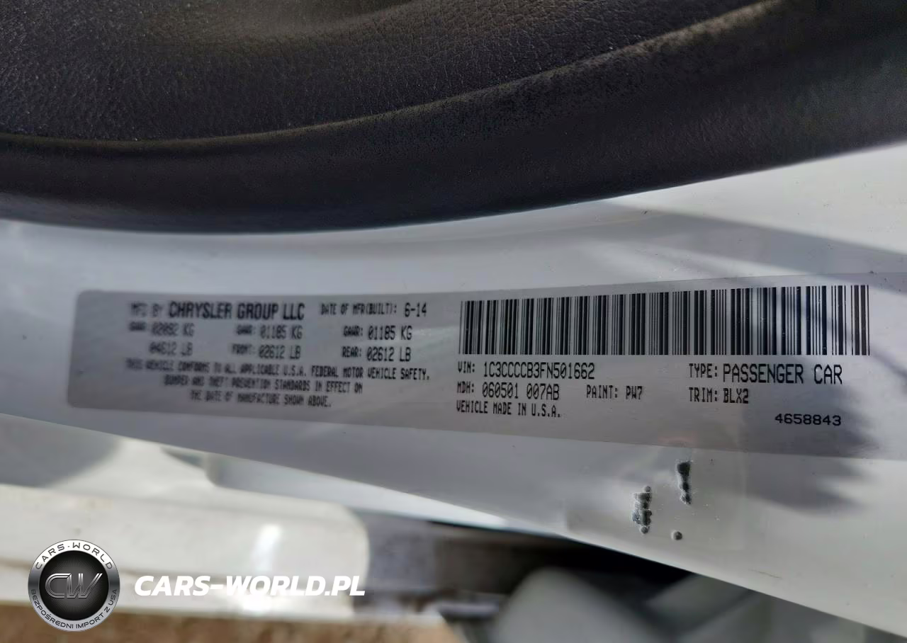 2015 Chrysler 200 C VIN:1C3CCCCB3FN501662 - 12