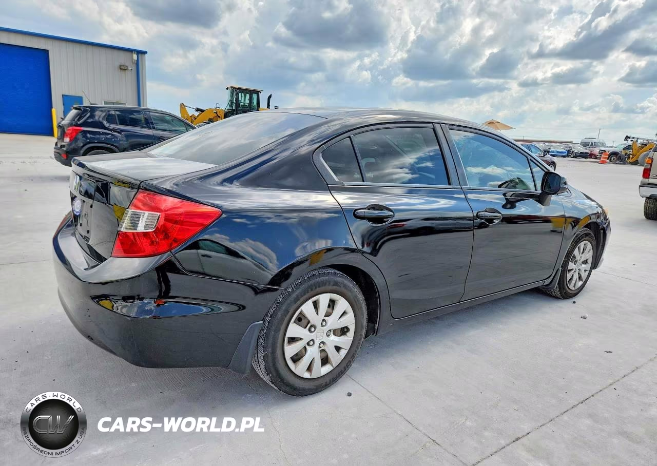 2012 Honda Civic Lx VIN:2HGFB2F54CH594919 - 3