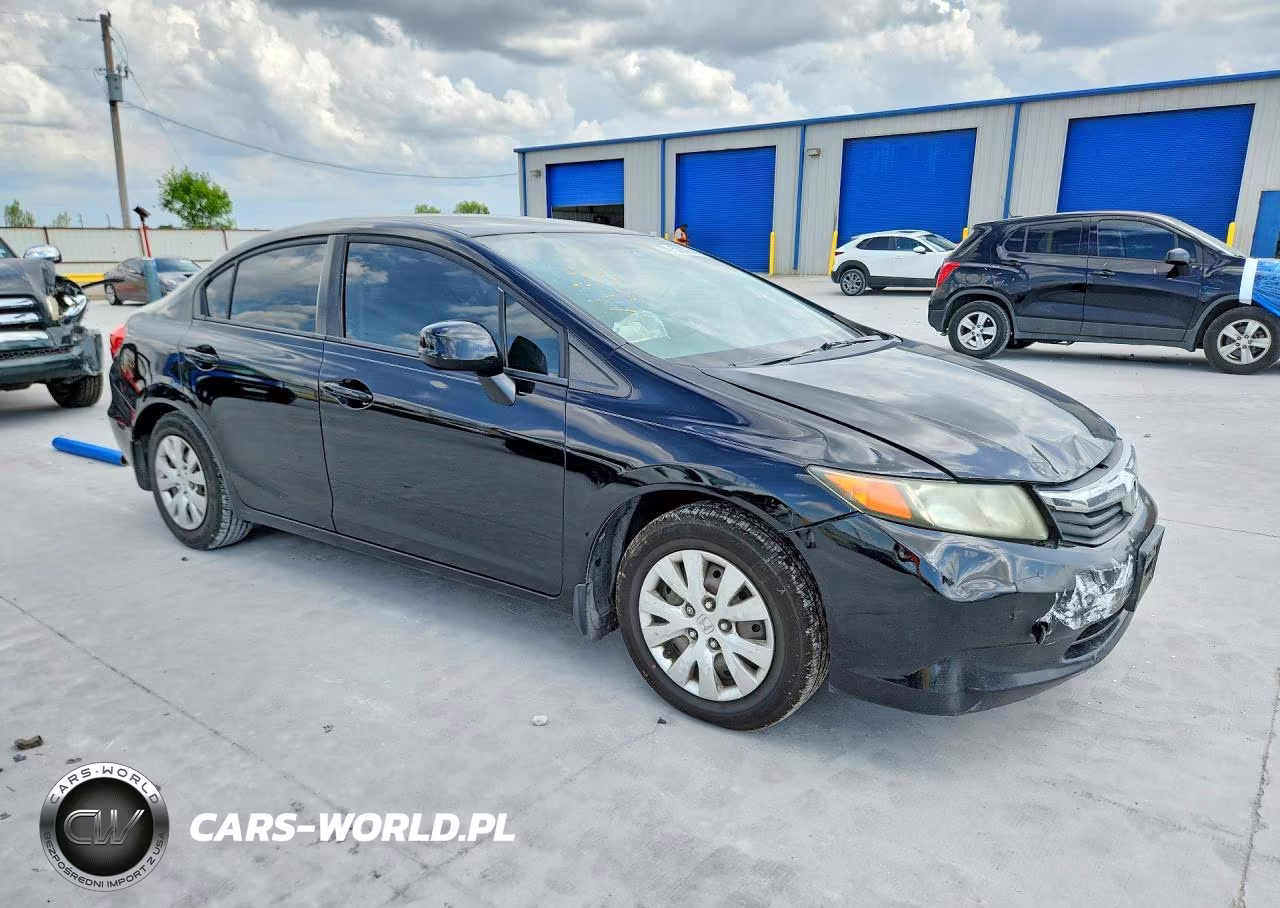2012 Honda Civic Lx VIN:2HGFB2F54CH594919 - 4