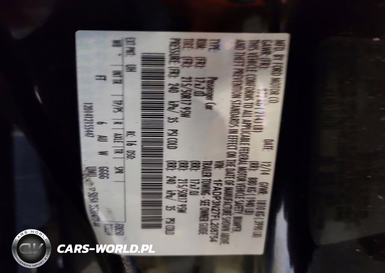 2015 Ford Focus Titanium VIN:1FADP3N27FL208754 - 13