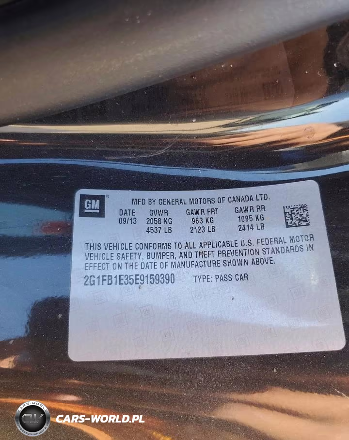 2014 Chevrolet Camaro Lt VIN:2G1FB1E35E9159390 - 12