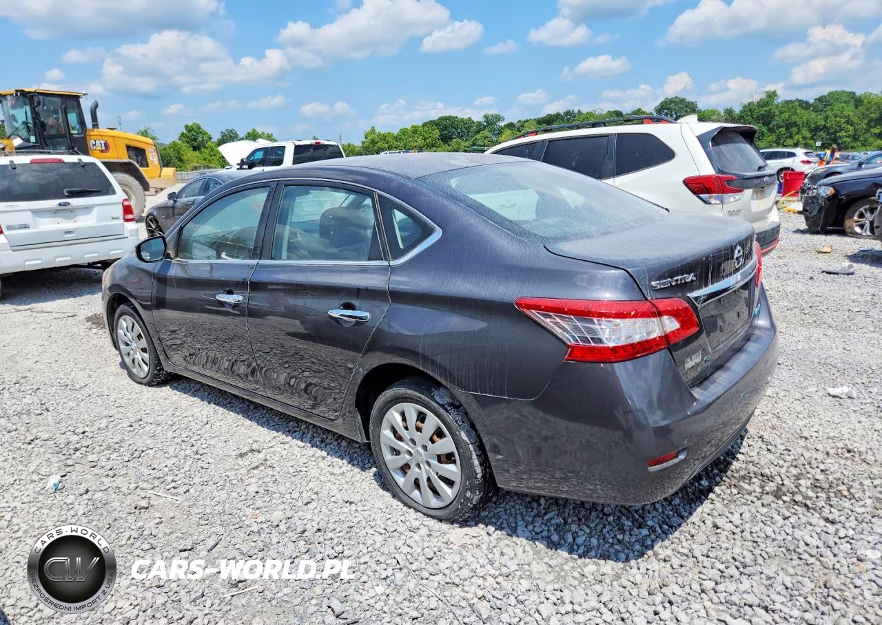 2014 Nissan Sentra Sv VIN:1N4AB7AP9EN851183 - 2