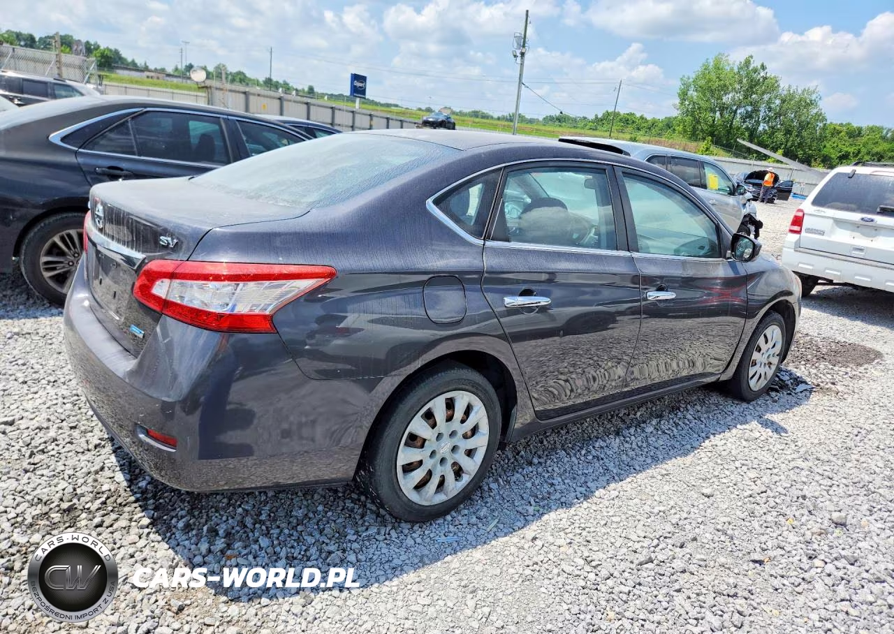 2014 Nissan Sentra Sv VIN:1N4AB7AP9EN851183 - 3
