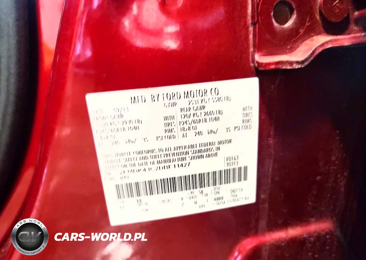 2013 Ford Edge Sel VIN:2FMDK4JC2DBE11427 - 14