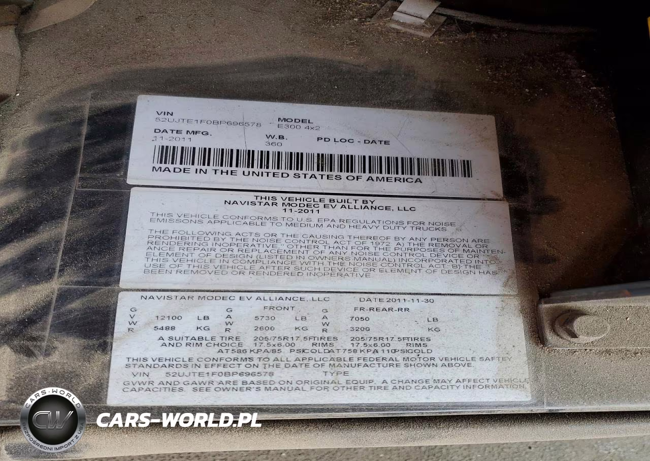 2011 International Estar VIN:52UJTE1F0BP696578 - 13