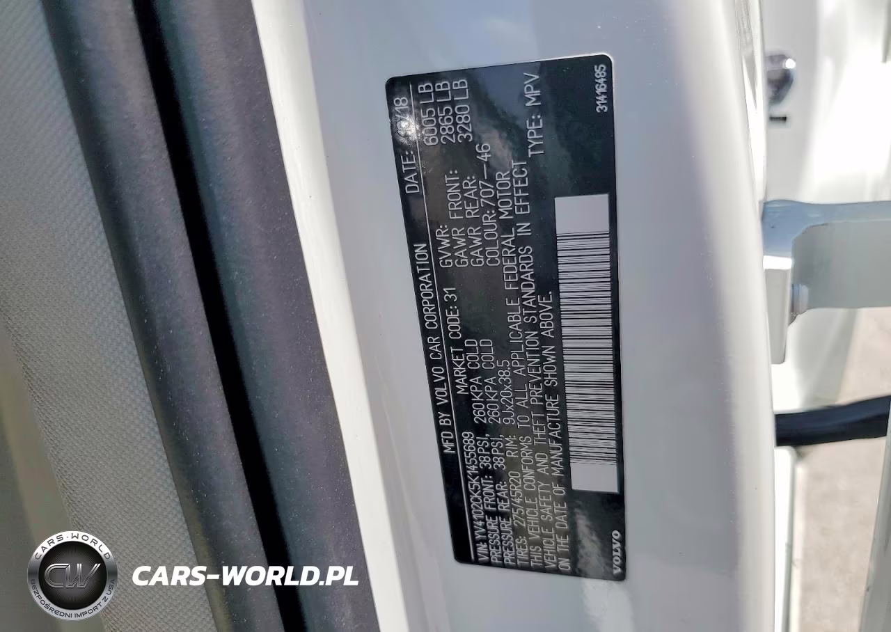 2019 Volvo Xc90 T5 Momentum VIN:YV4102CK5K1455689 - 14