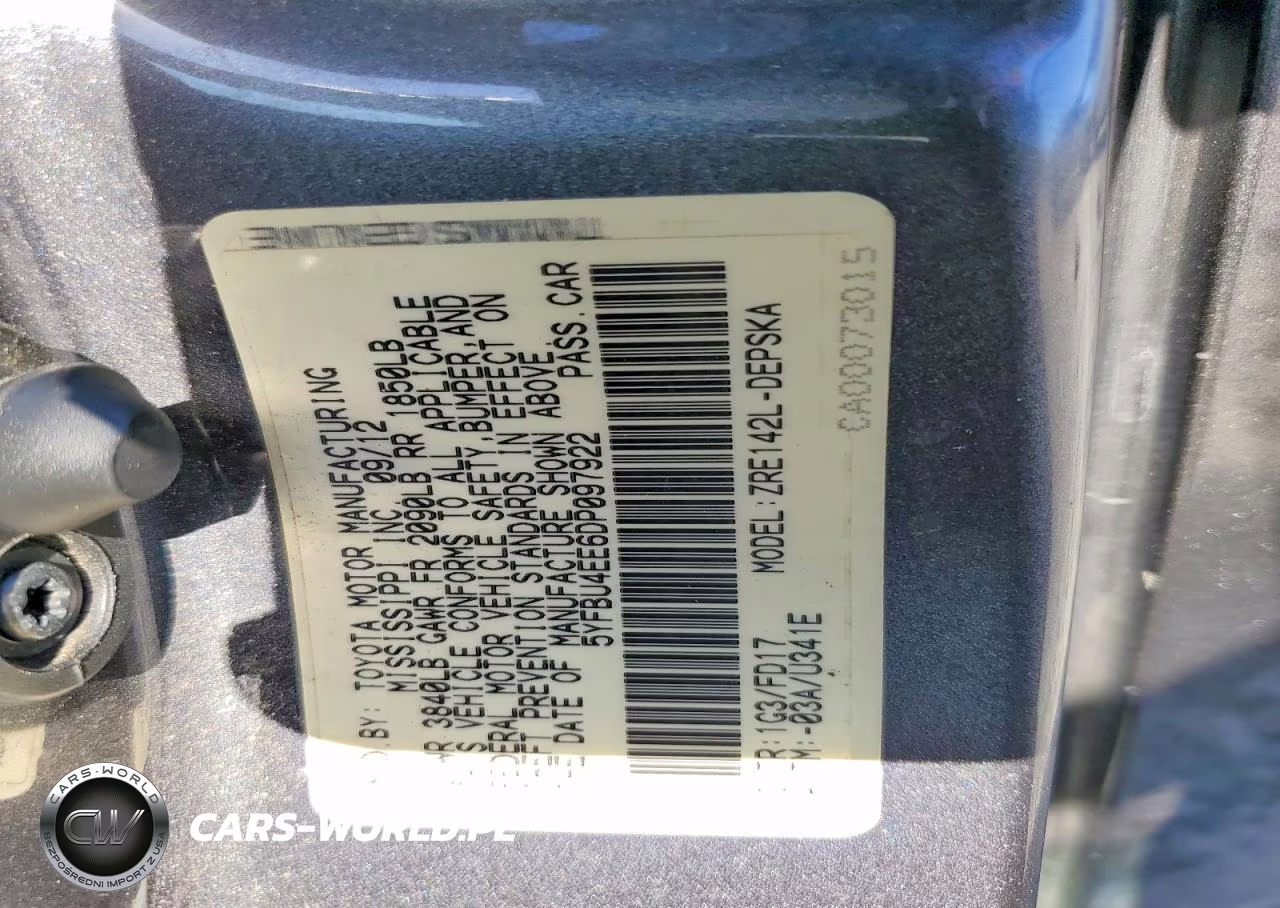 2013 Toyota Corolla S VIN:5YFBU4EE6DP097922 - 12