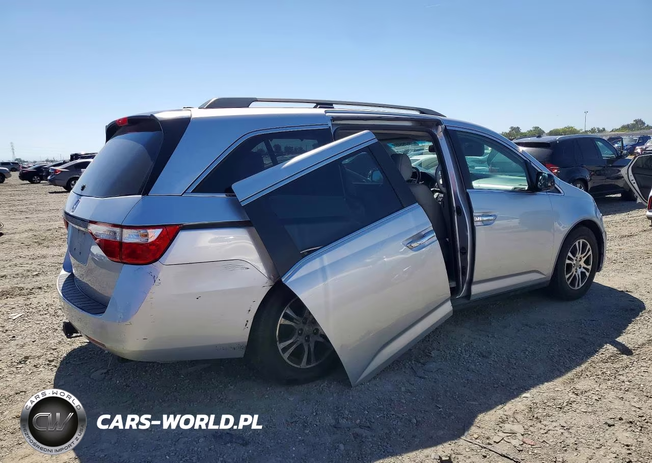 2012 Honda Odyssey Exl VIN:5FNRL5H67CB091178 - 3