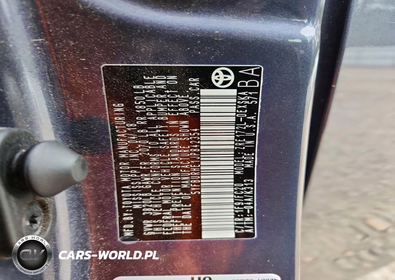 2018 Toyota Corolla Se VIN:5YFBURHE1JP842354 - 13
