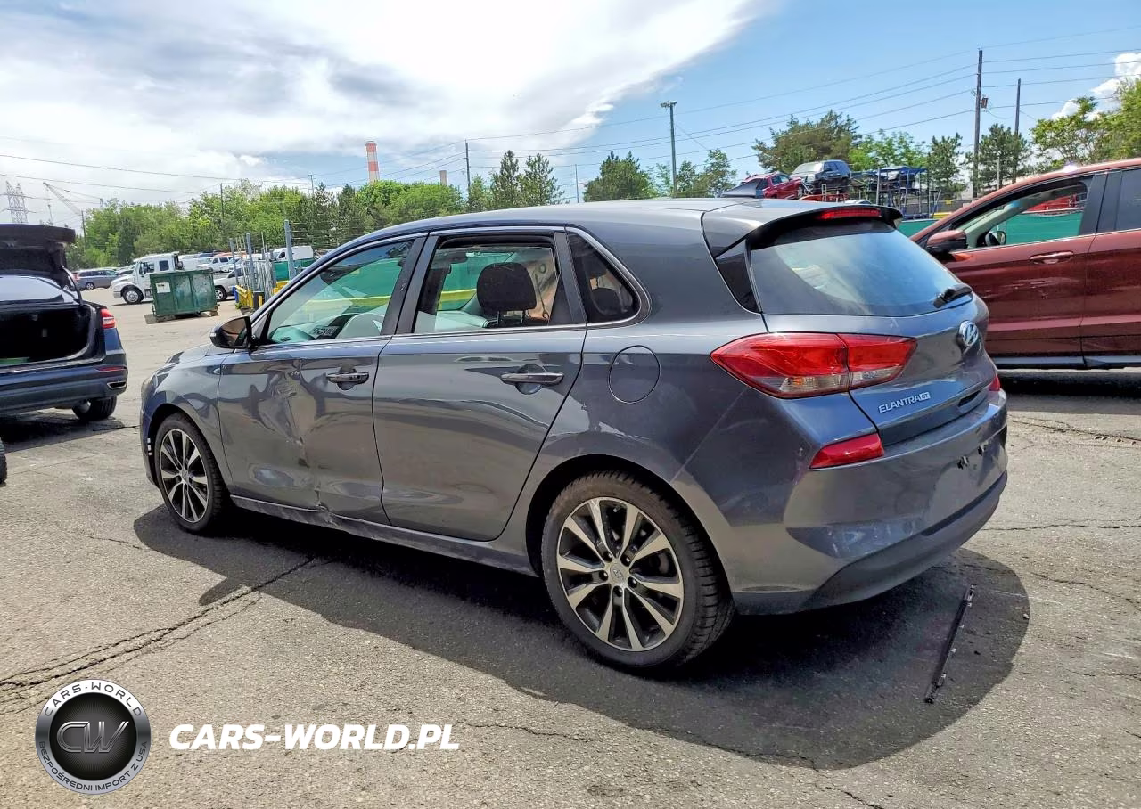 2018 Hyundai Elantra Gt Base VIN:KMHH35LE1JU016082 - 2