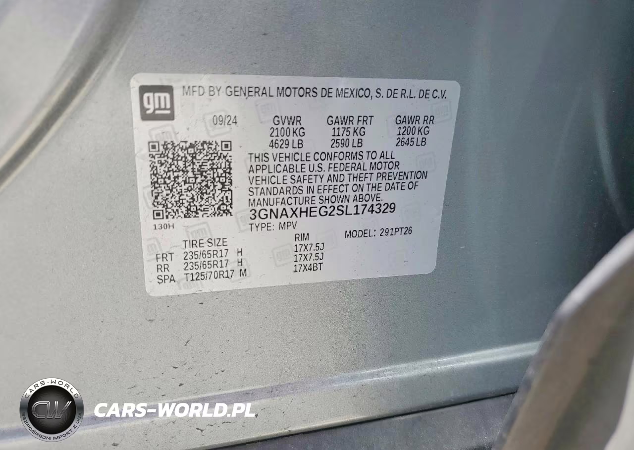 2025 Chevrolet Equinox Lt VIN:3GNAXHEG2SL174329 - 12
