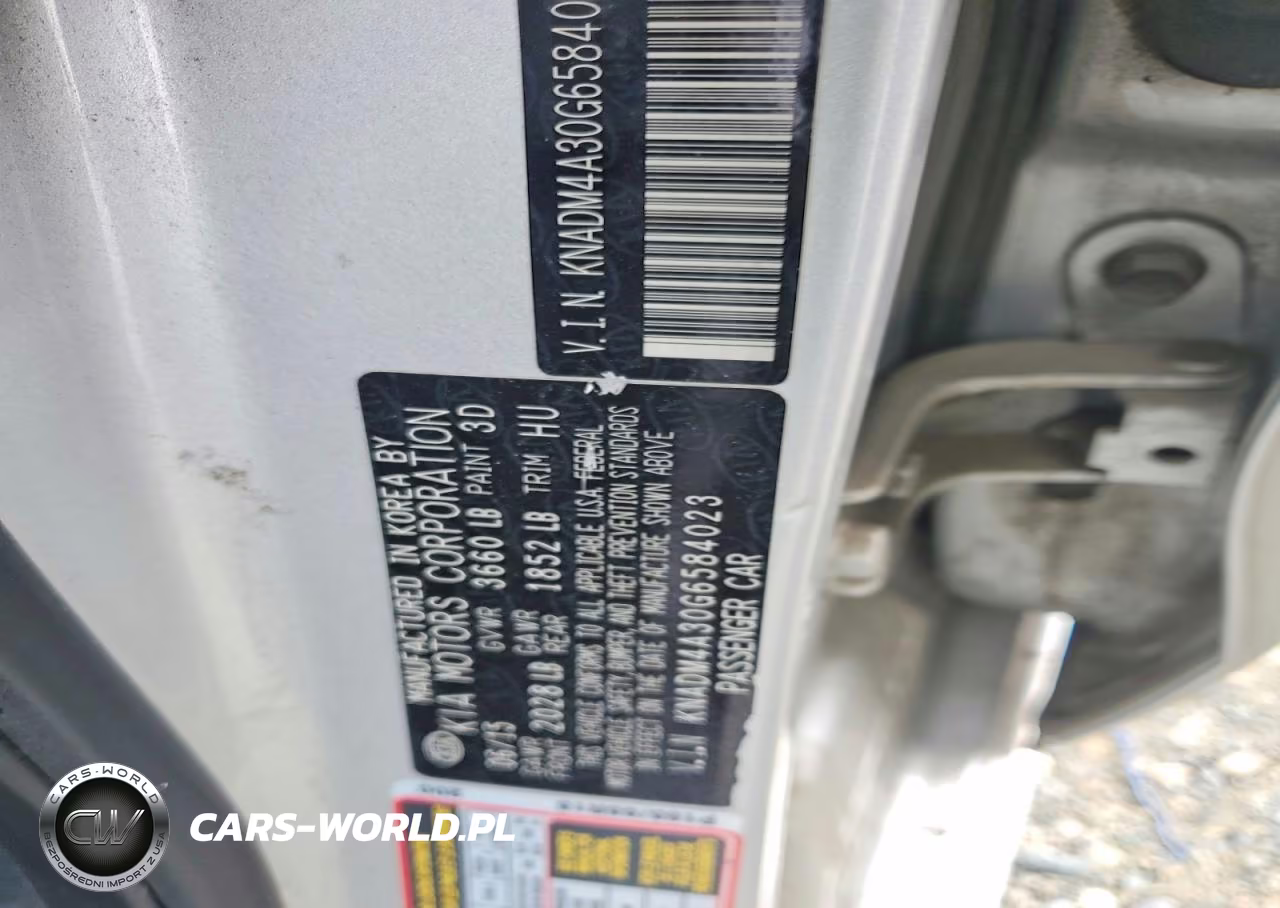 2016 Kia Rio Lx VIN:KNADM4A30G6584023 - 12