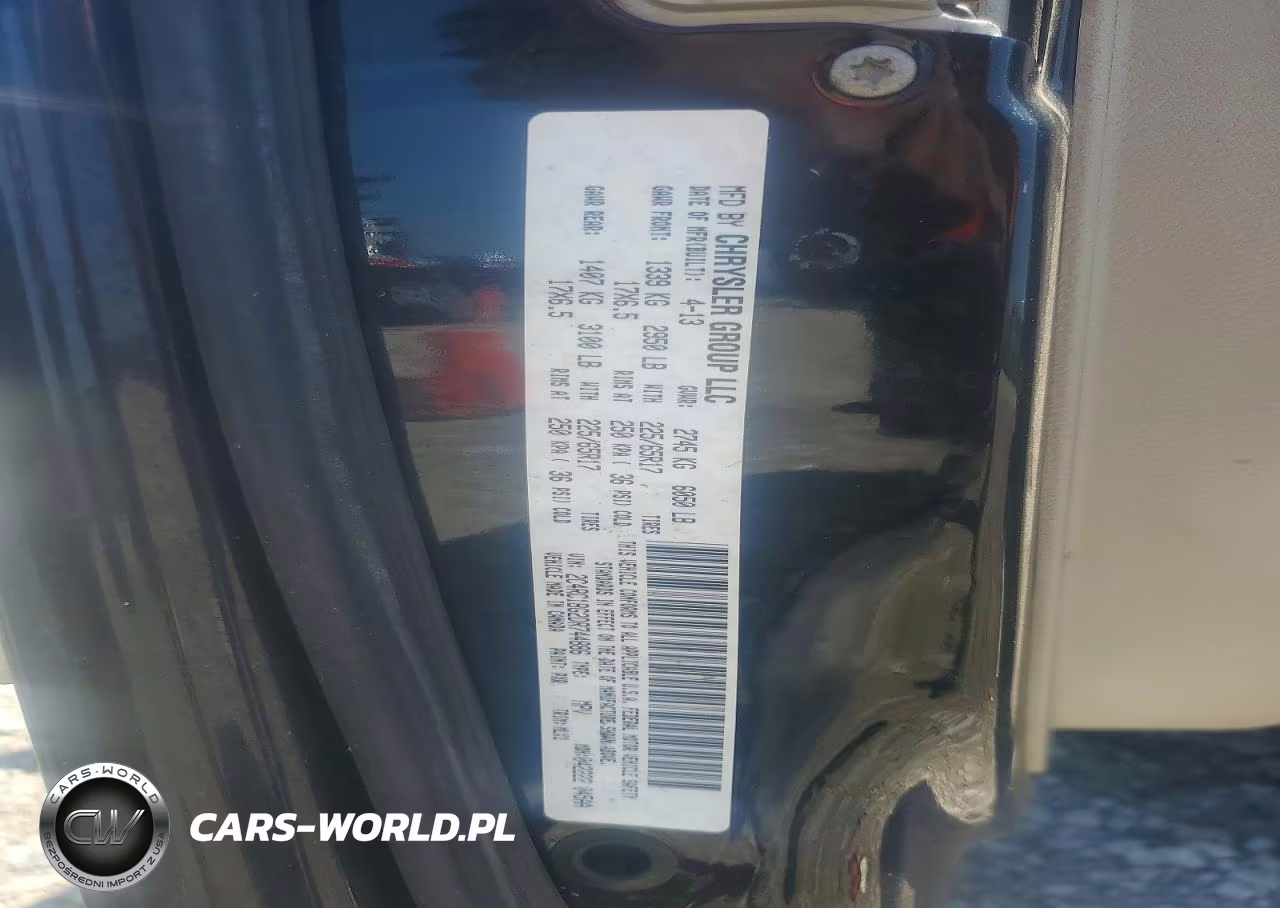 2013 Chrysler Town & Country Touring VIN:2C4RC1BG2DR744886 - 13