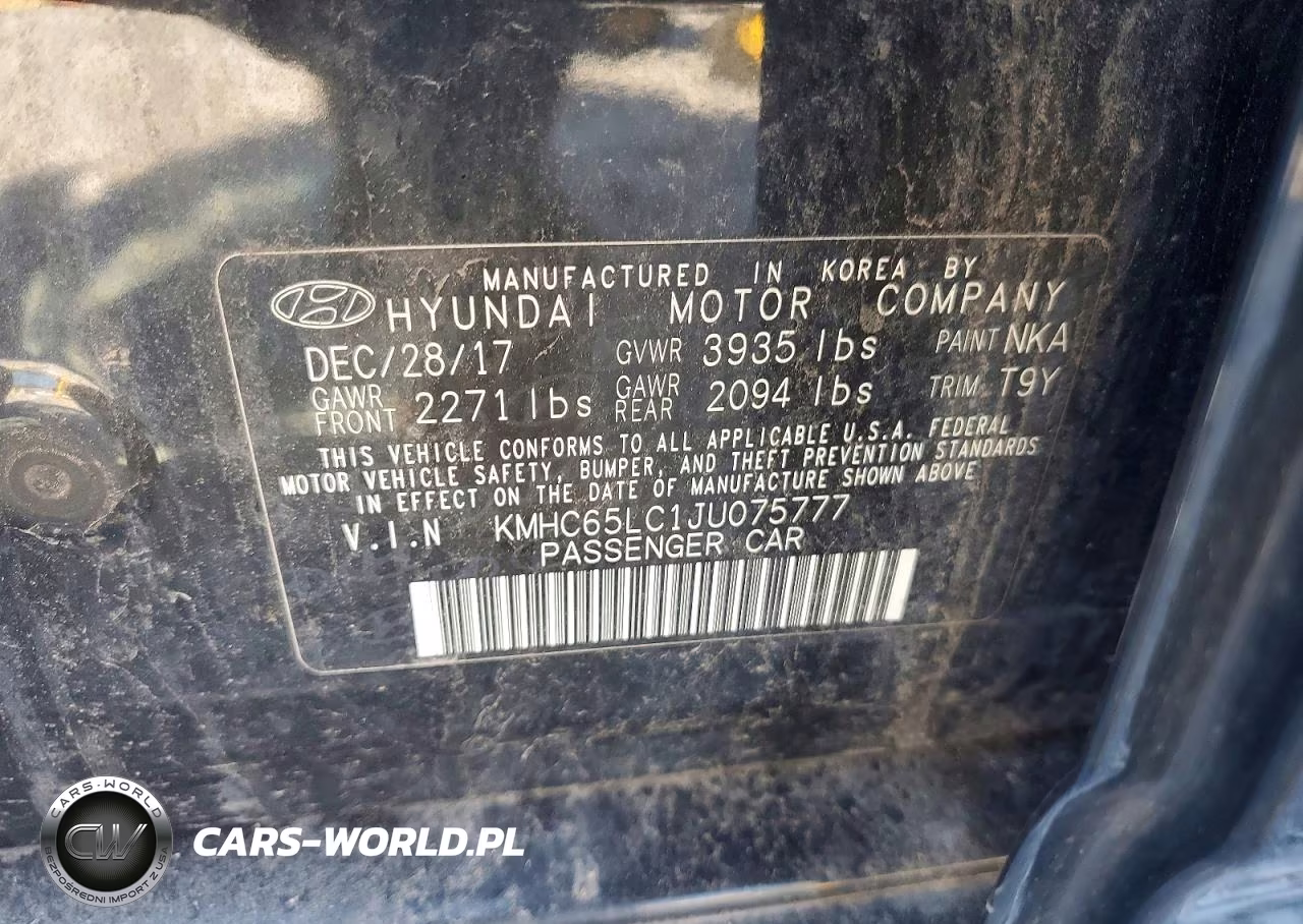 2018 Hyundai Ioniq Blue VIN:KMHC65LC1JU075777 - 13