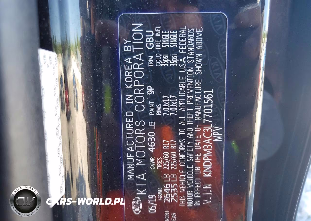 2020 Kia Sportage Lx VIN:KNDPM3AC3L7701561 - 13