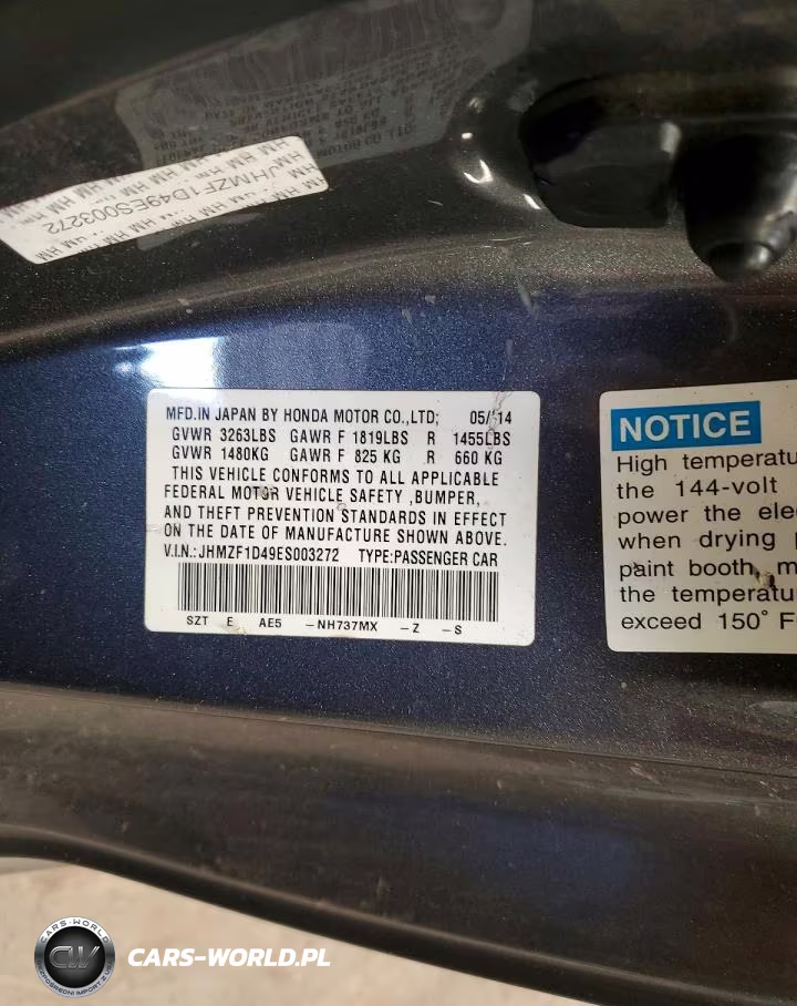 2014 Honda Cr-Z VIN:JHMZF1D49ES003272 - 12