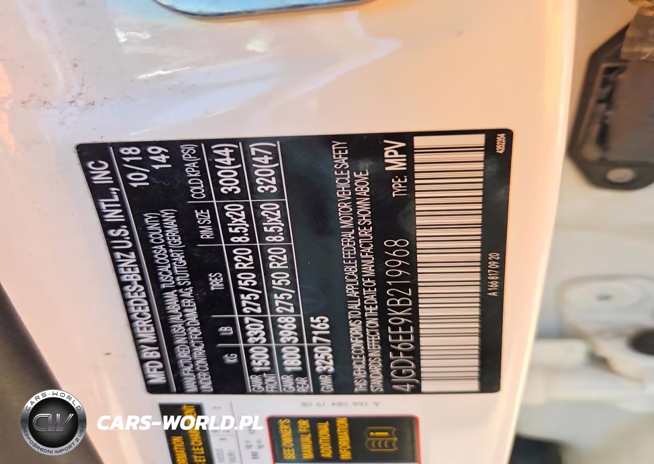 2019 Mercedes-Benz Gls 450 4Matic VIN:4JGDF6EE9KB219968 - 13