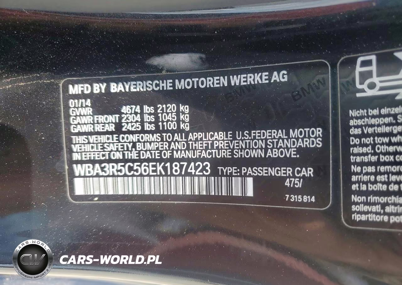 2014 BMW 435 Xi VIN:WBA3R5C56EK187423 - 12