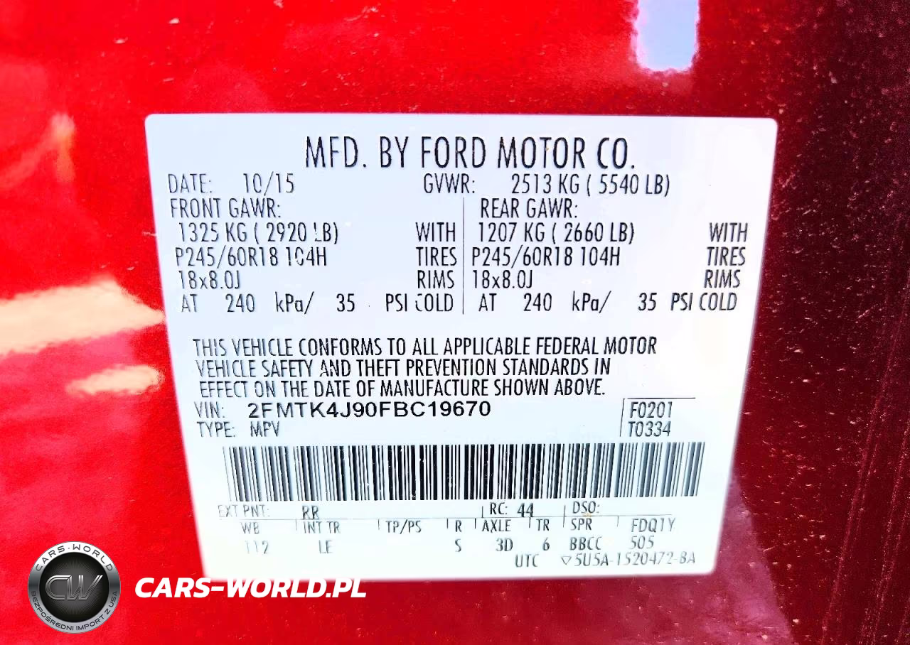 2015 Ford Edge Sel VIN:2FMTK4J90FBC19670 - 13