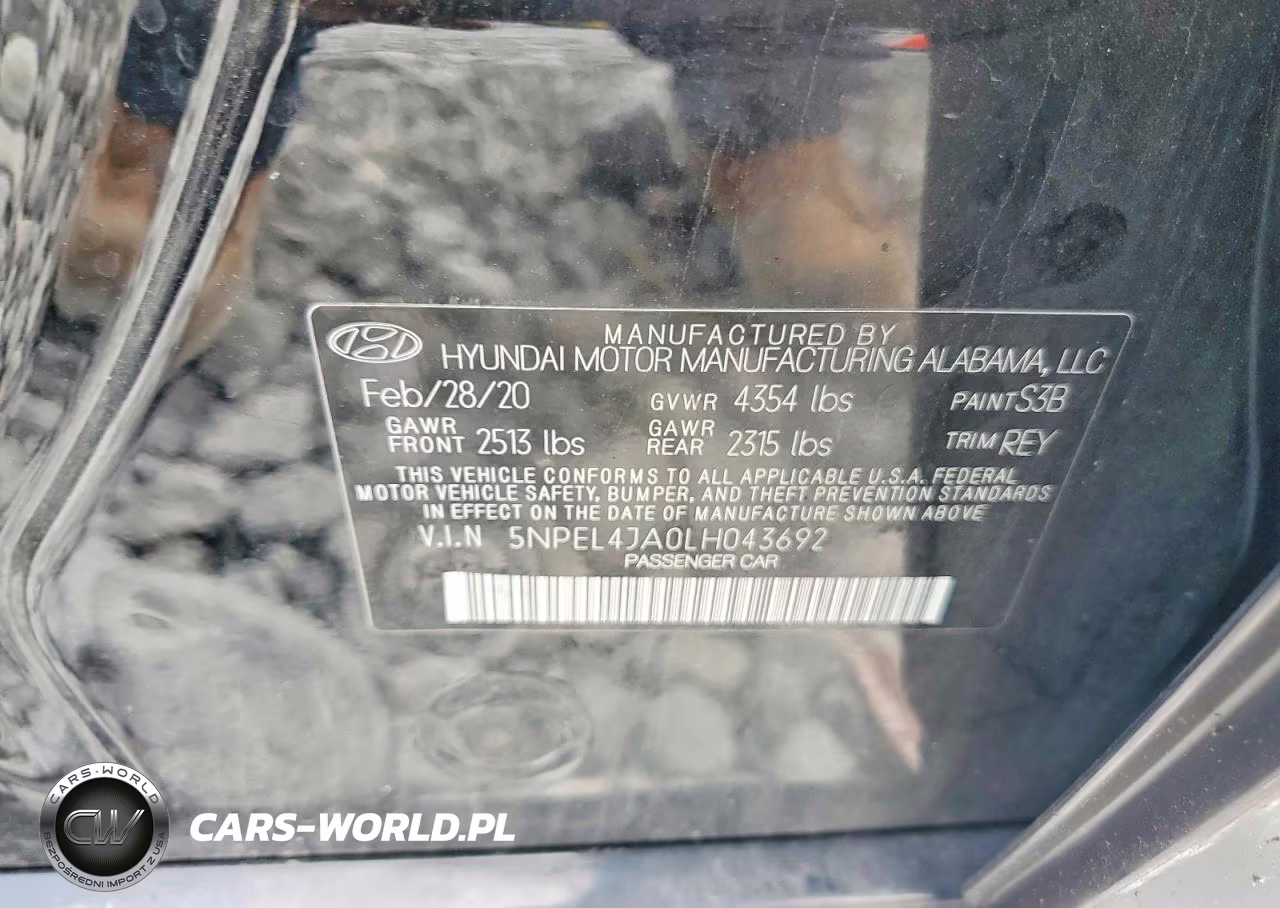 2020 Hyundai Sonata Sel VIN:5NPEL4JA0LH043692 - 13