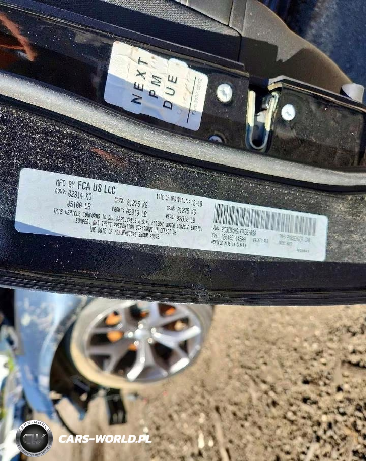 2019 Dodge Charger Gt Rwd VIN:2C3CDXHG1KH567090 - 12