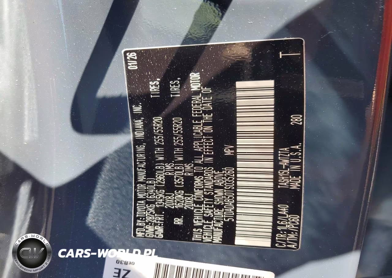 2026 Toyota Grand Highlander Hybrid Max Platinum VIN:5TDADAB50TS035260 - 13