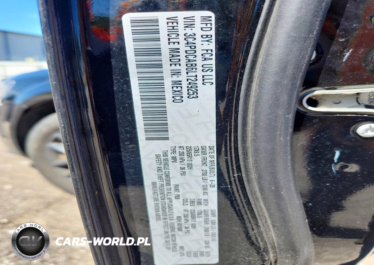 2020 Dodge Journey Se VIN:3C4PDCAB6LT249253 - 13