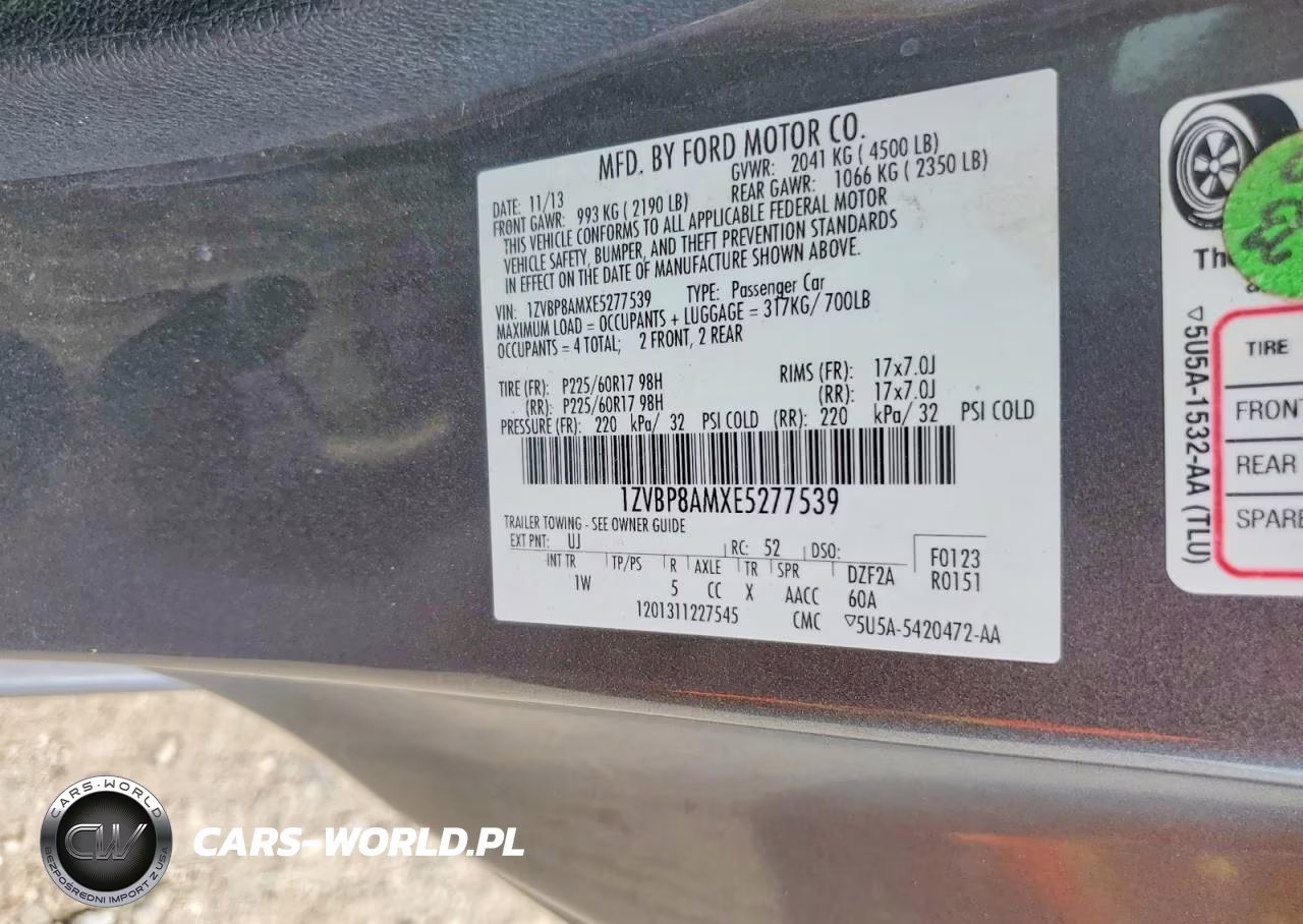 2014 Ford Mustang VIN:1ZVBP8AMXE5277539 - 12