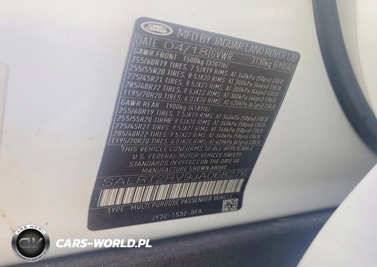 2018 Land Rover Discovery Hse Luxury VIN:SALRT2RV9JA068276 - 13