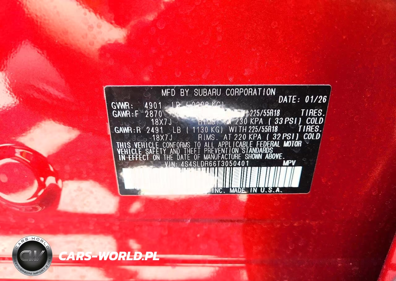 2026 Subaru Forester Limited VIN:4S4SLDR66T3050401 - 13