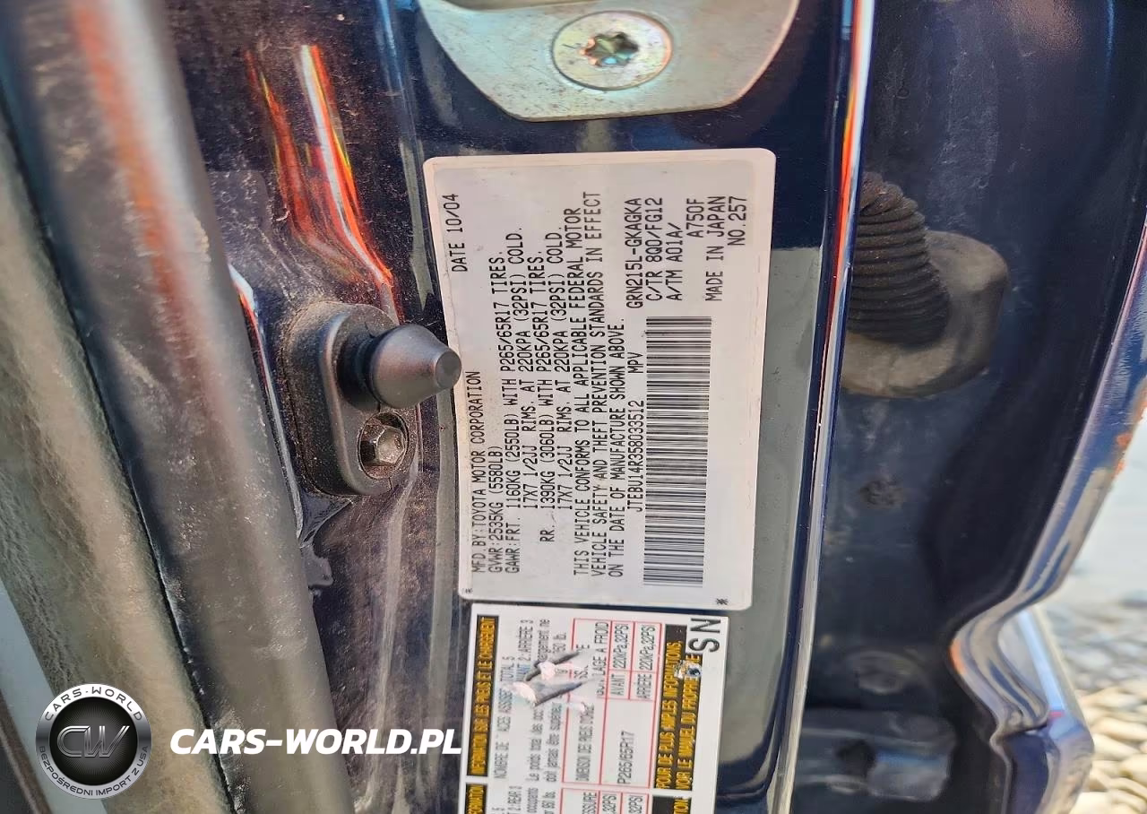 2005 Toyota 4Runner Sr5 VIN:JTEBU14R358033512 - 13